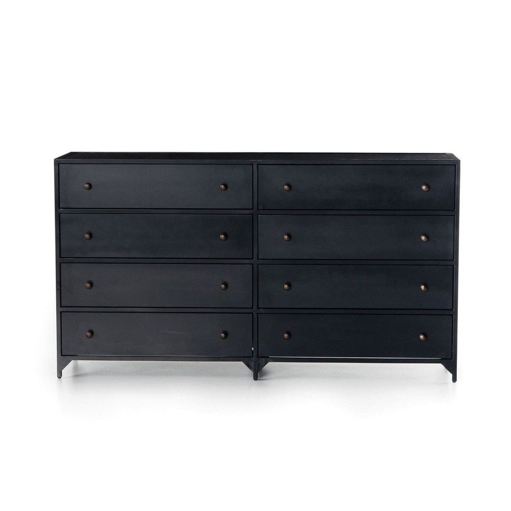 Wellington 8 Drawer Metal Dresser - Black (1 of 13)