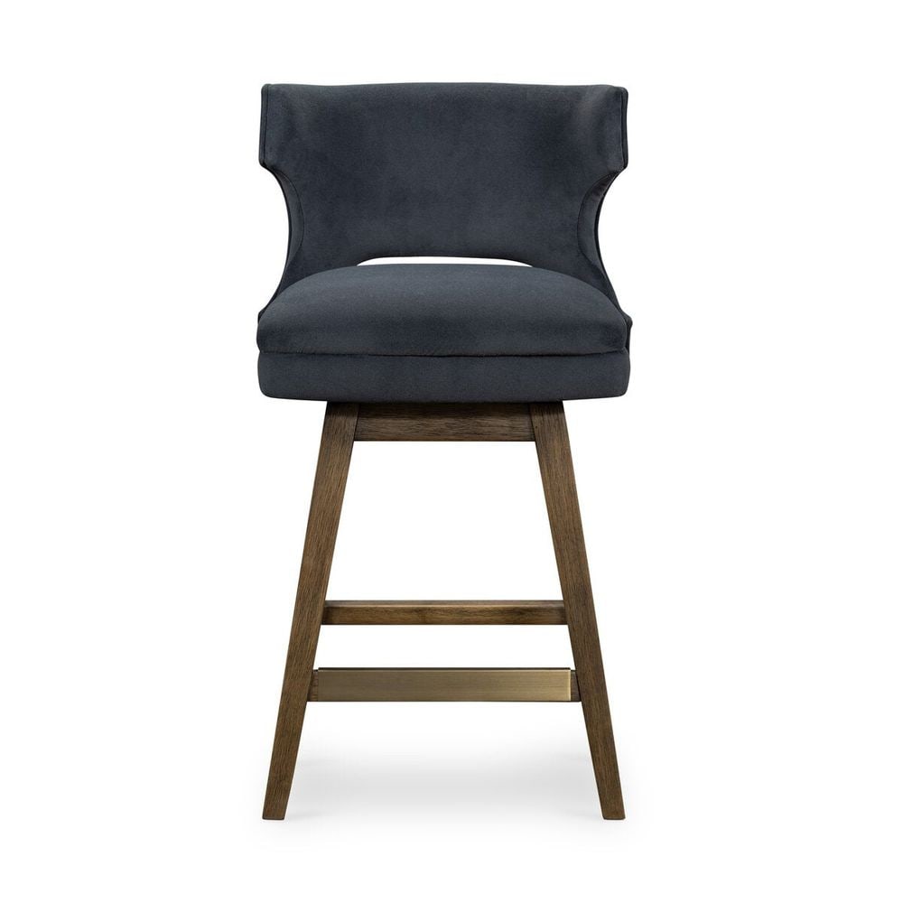 Work Counter Stool - Modern Velvet Shadow (1 of 13)