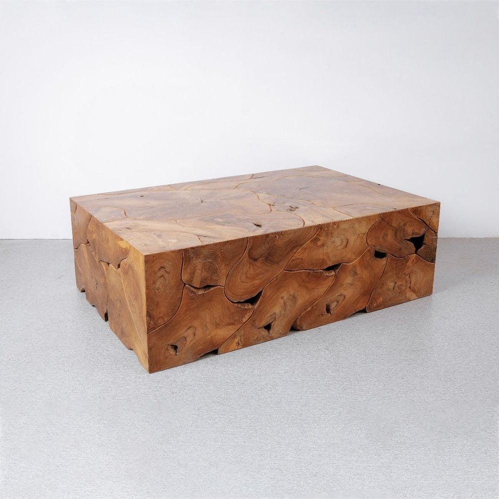 Teak Coffee Table - Rectangle - 6