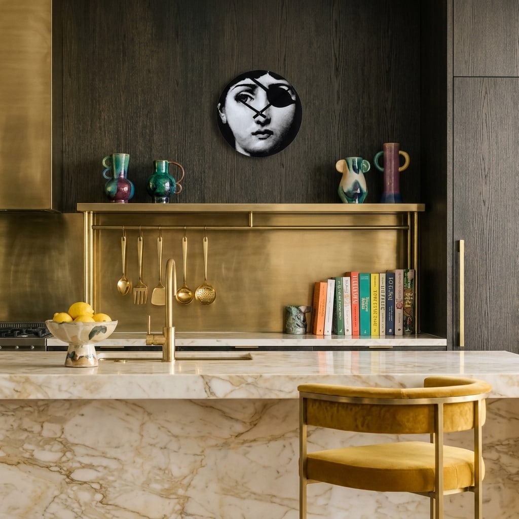 Face Clock- Eyepatch - 2