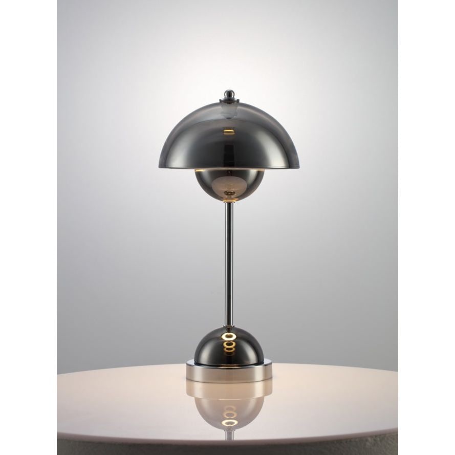 Flowerpot Inspired Portable Table Lamp- Smokey (1 of 2)