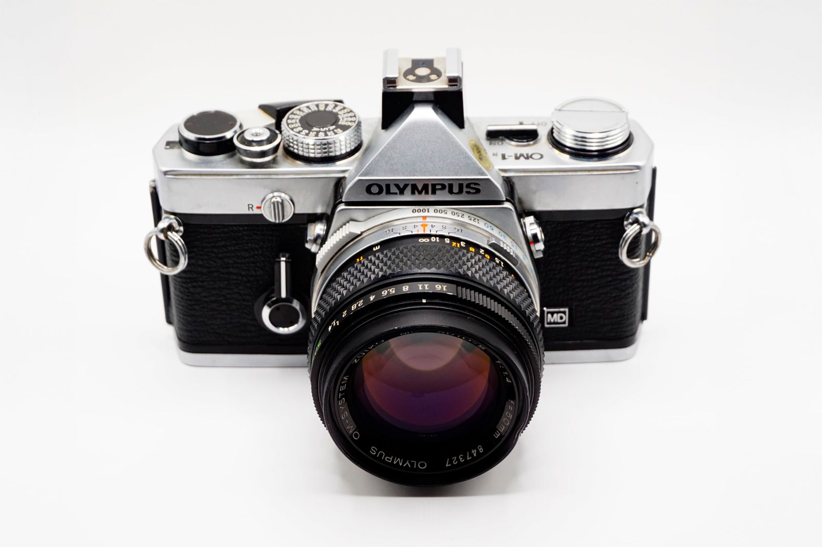 Olympus OM1N 35mm Camera s/n 1771002 50mm f1.4 lens / FULLY SERVICED (1 of 13)