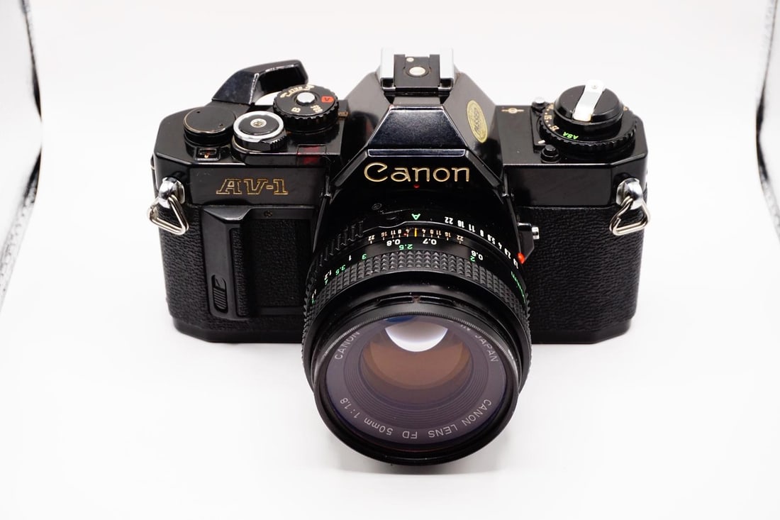 A Canon AV1 film camera with 50mm l F1.8 (1 of 14)