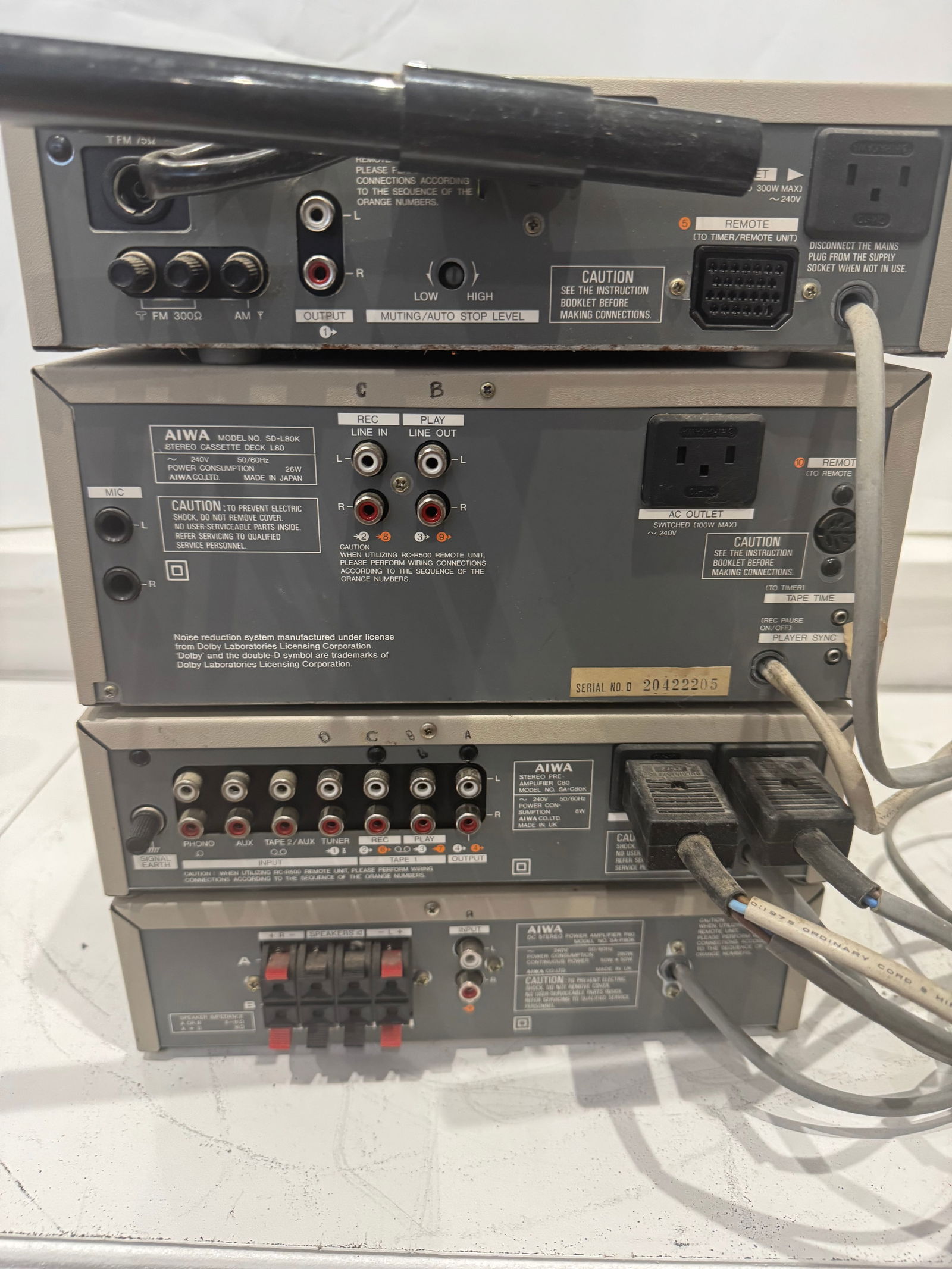 Aiwa Hi-Fi Stack system - 6