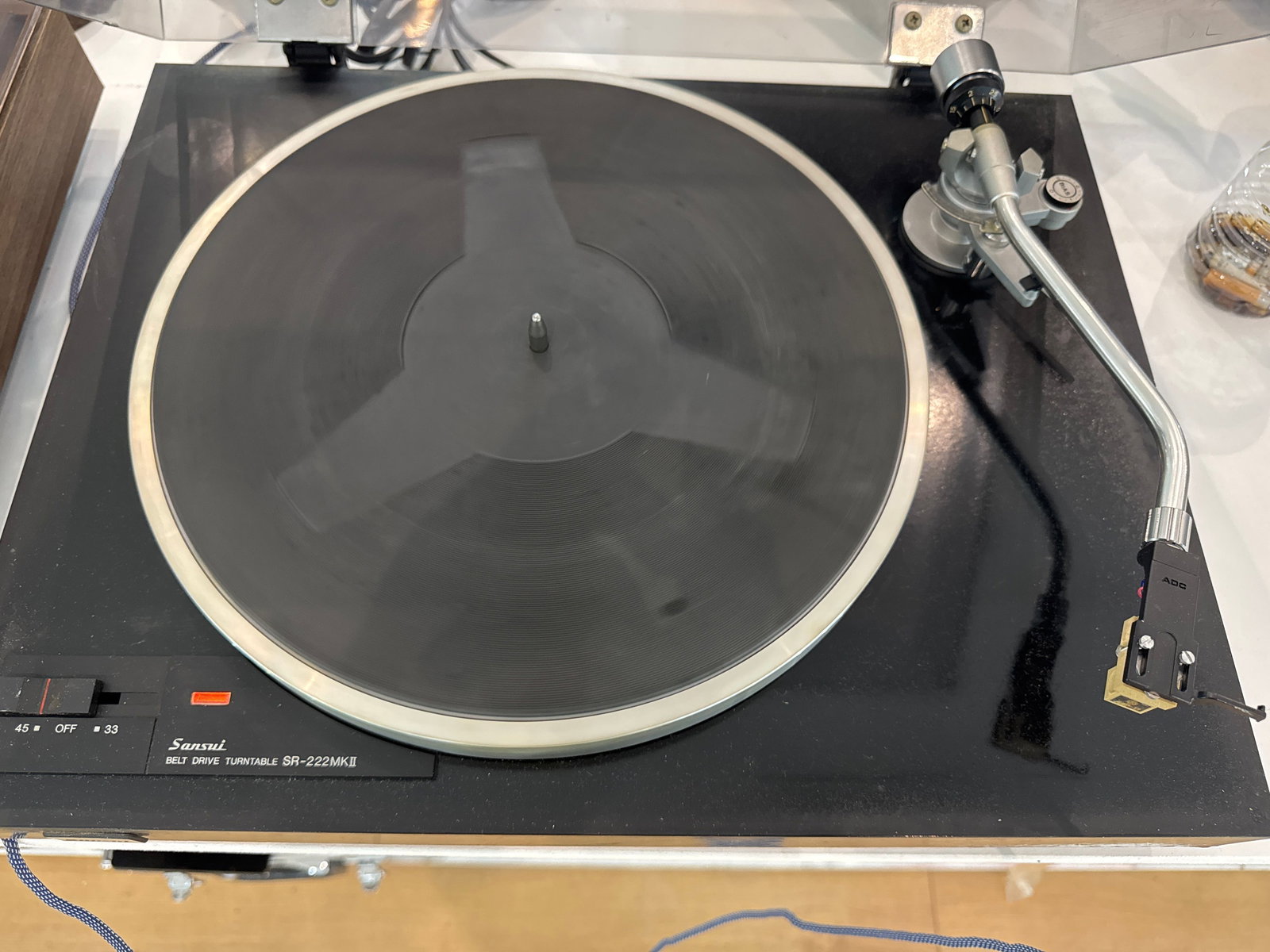 Sansui SR-222 MK2 turn table Audio Equipment, hi fi (1 of 4)