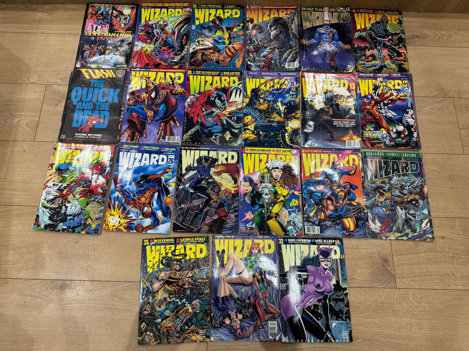 29 Wizard comics Mixed 1990s Lot (1 of 11)