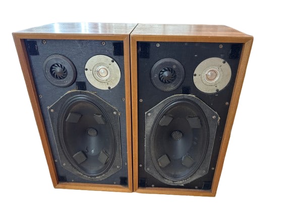 B&W DM1 Speakers - Classic Vintage Bowers & Wilkins One Bass Driver not Working (1 of 4)