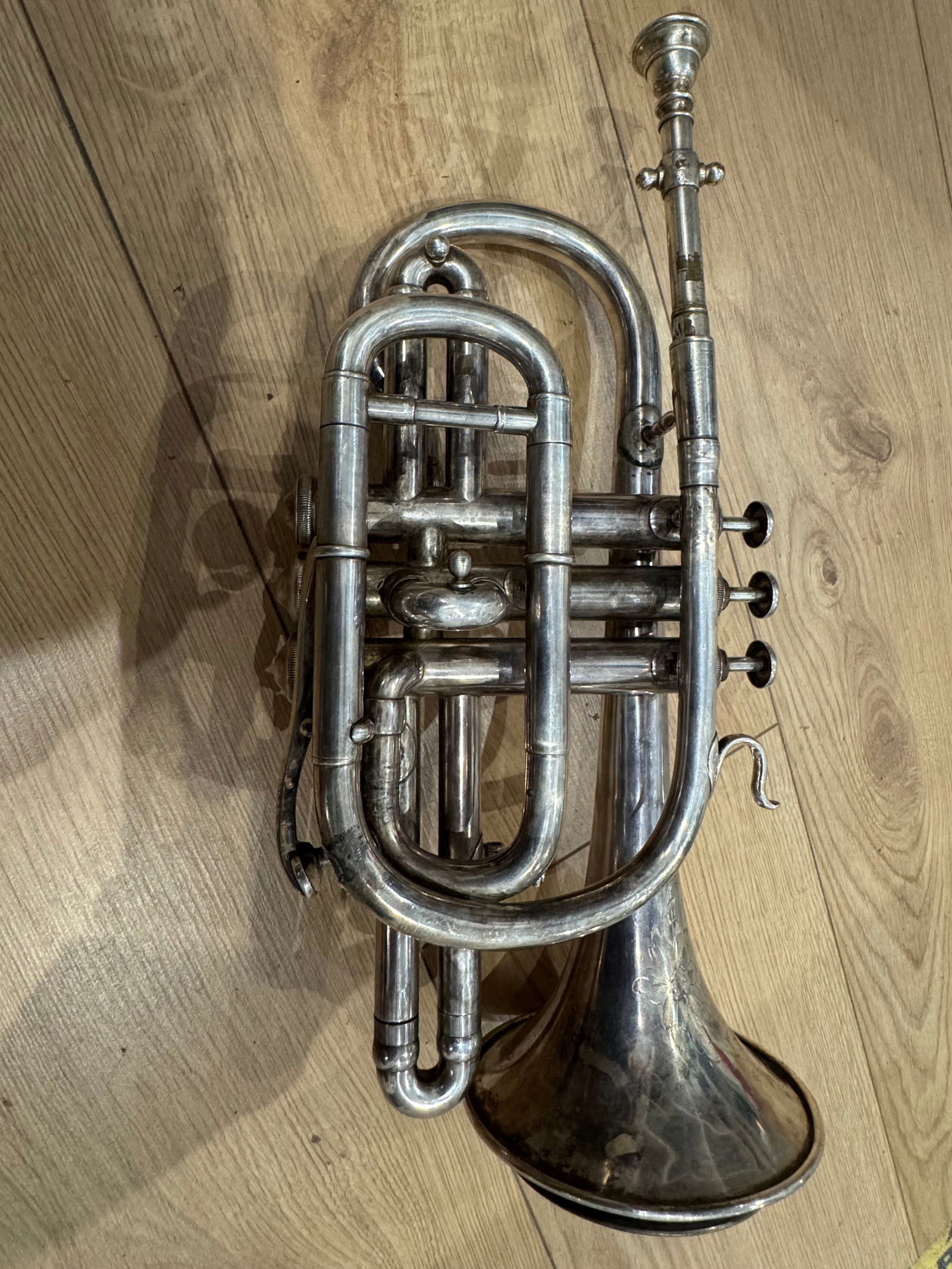 KORNET AF METZLER & CO., LONDON. Billeder: 19th-century brass instrument G 