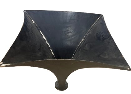 A wood horn loud speaker: Made from wood Good 