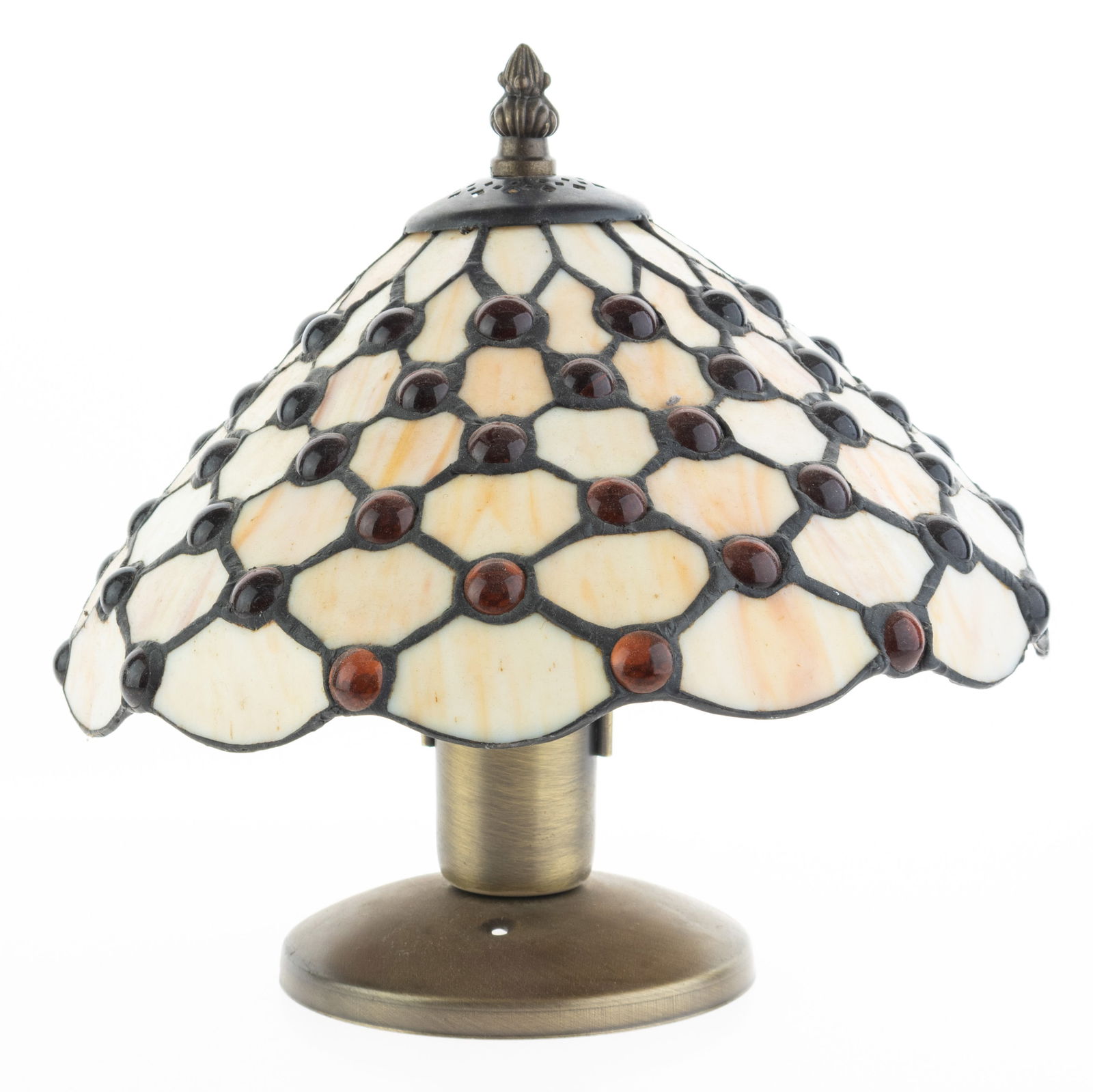Tiffany Style Stained Glass Table Desk Lamp (1 of 1)