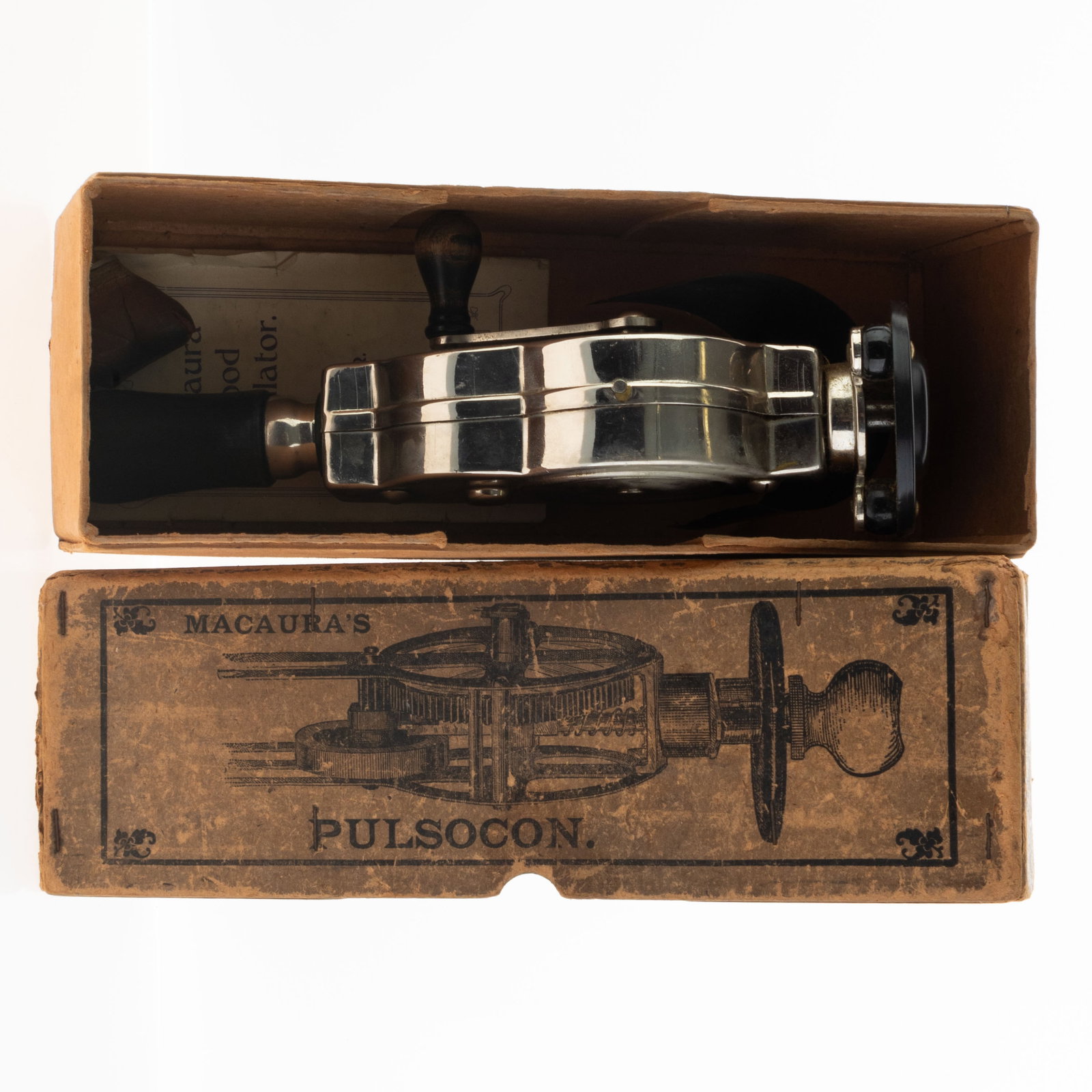 Antique Dr Macaura'S Pulsocon Medical Blood Circulator Instrument Kit Early 20Th Century (1 of 2)