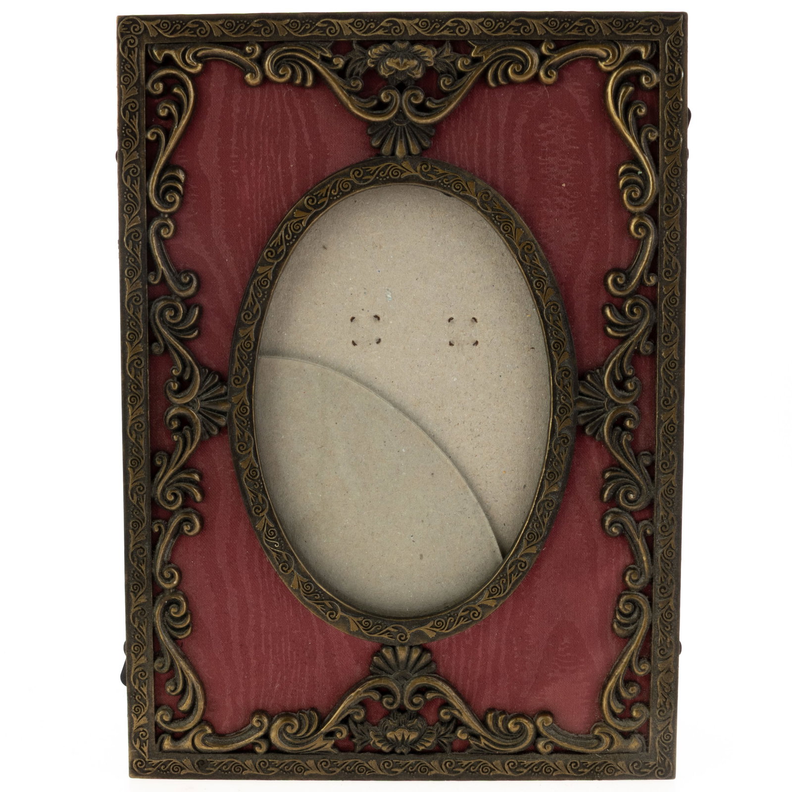 Antique Art Nouveau Brass Mounted Photograph Frame Early 20Th Century (1 of 2)