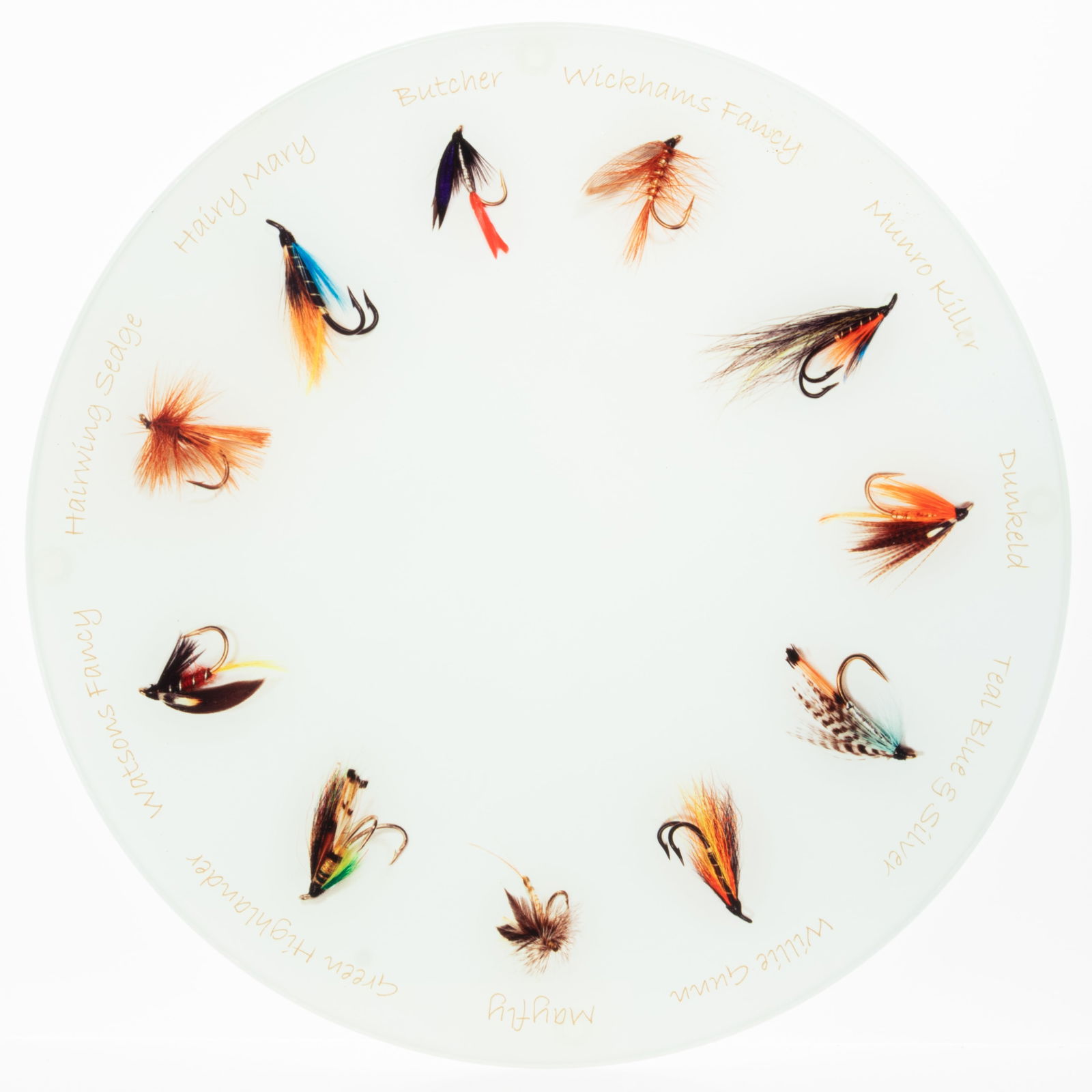 Fly Fishing Related Glass Plaque (1 of 2)