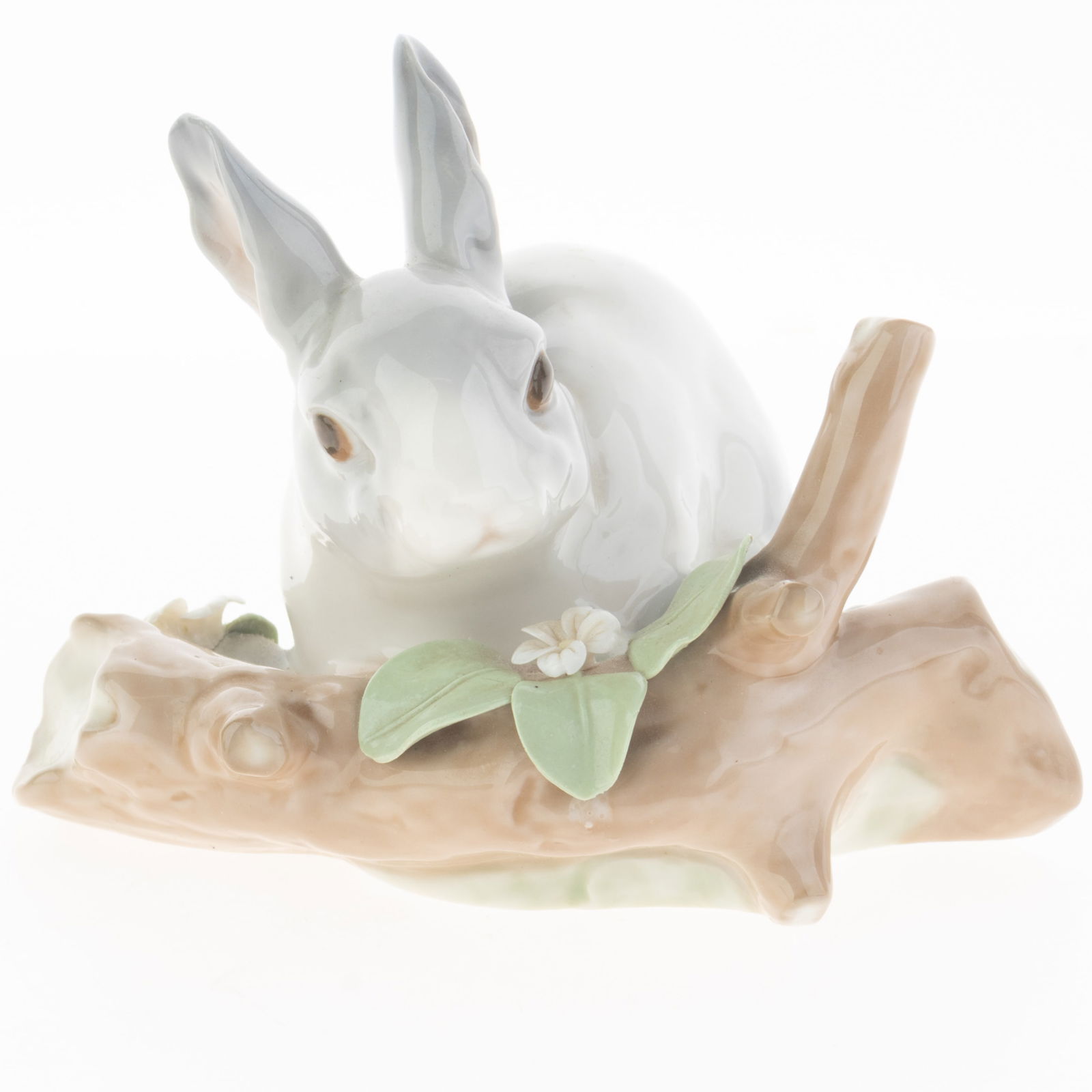Lladro Fine Porcelain Grey Rabbit Sculpture (1 of 2)
