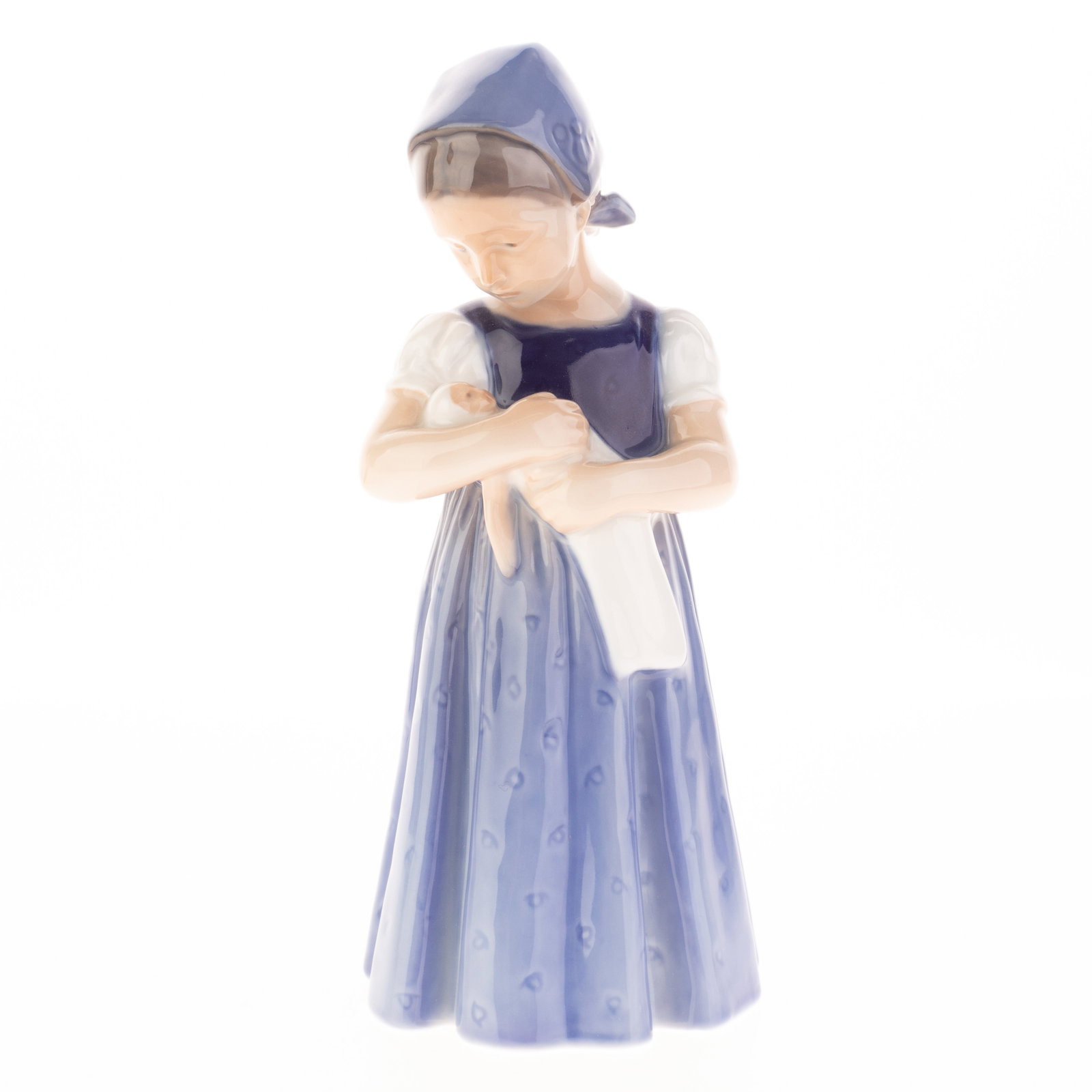 Royal Copenhagen Bing & Grondahl Fine Danish Porcelain Figurine Of Mary Holding A Doll Model 561 (1 of 5)