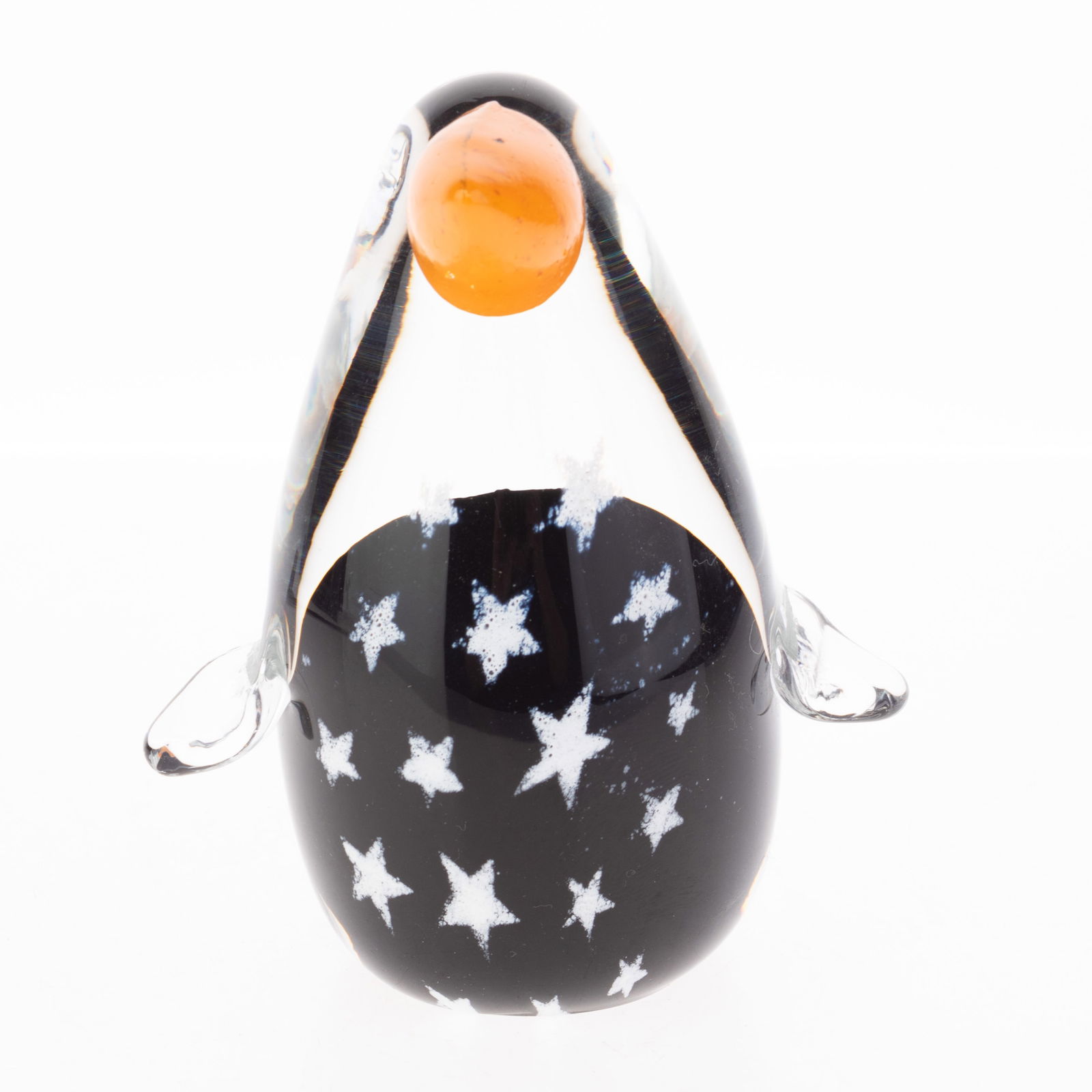 Caithness Scottish Glass Starry Penguin Paperweight From 2Nd Half Of 20Th Century: Height: 12.0 cm, Width: 9.5 cm. It is the responsibility of the Buyer to carefully examine each lot and form their own judgment regarding its condition, description, provenance, and authenticity prior