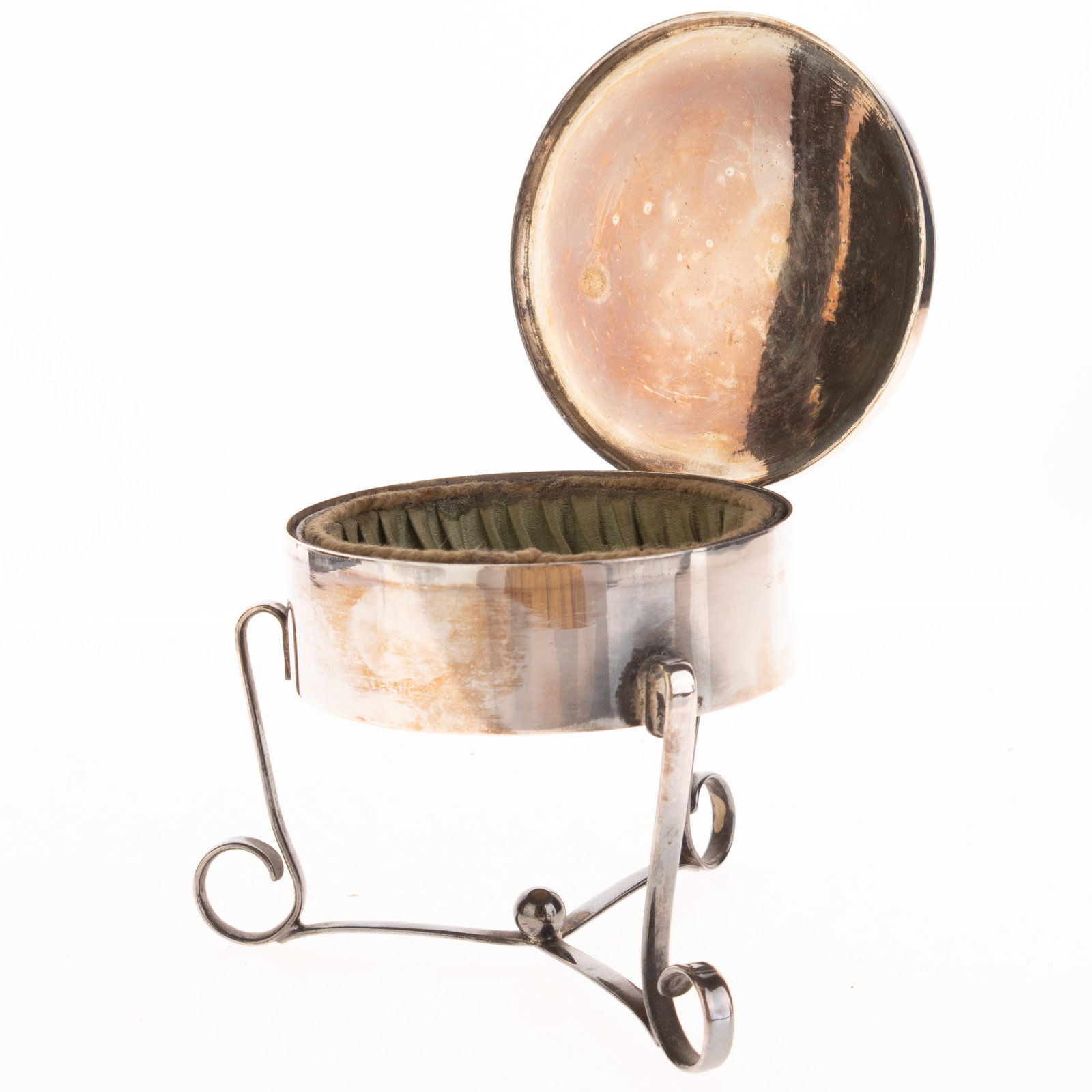 Antique Edwardian Engraved Silver Plated Jewellery Casket (1 of 5)