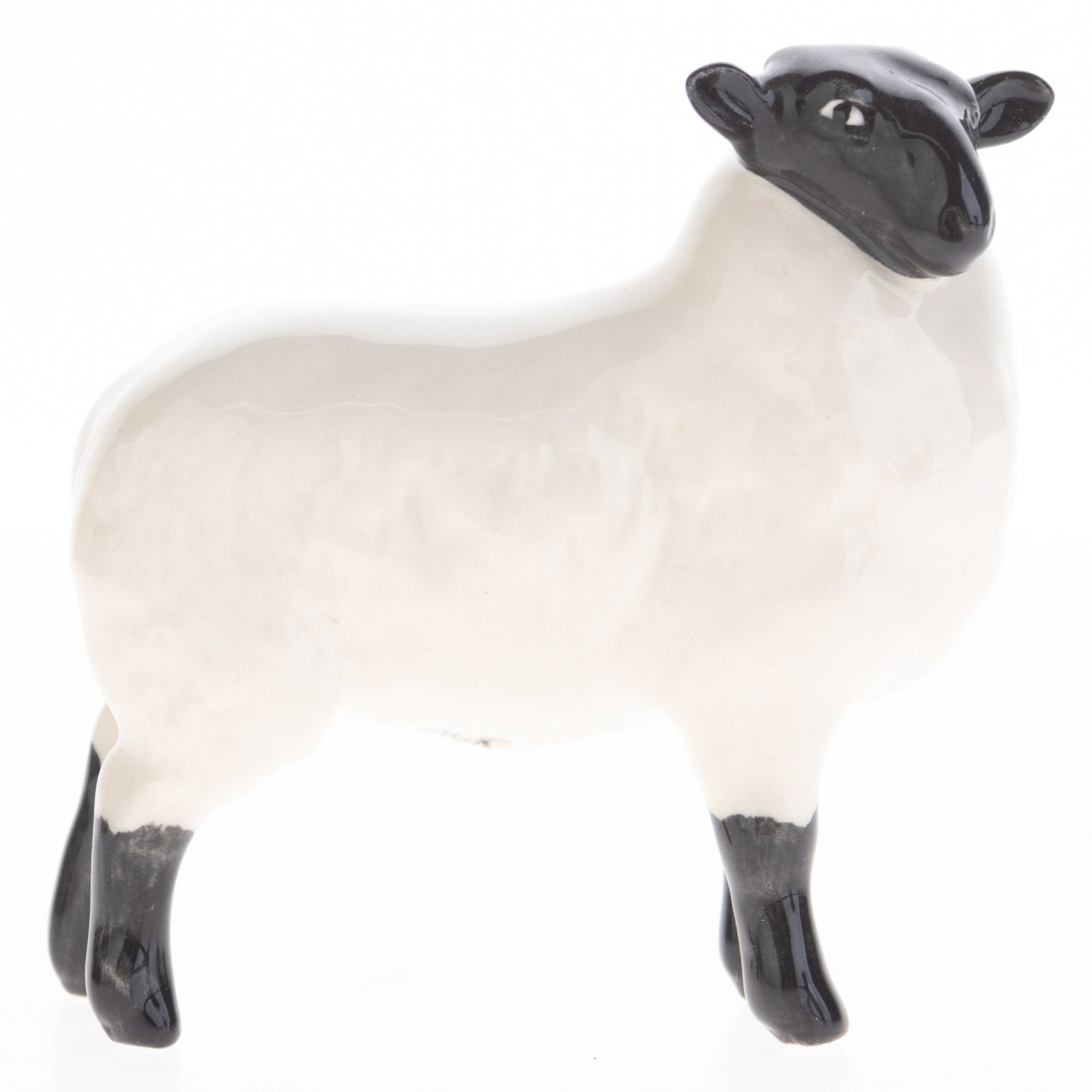 Mid Century Vintage Beswick Porcelain Ceramic Sheep Figure (1 of 4)
