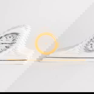 Vintage Aynsley Fine Porcelain Floral Desk Or Mantel Clock: It is the responsibility of the Buyer to carefully examine each lot and form their own judgment regarding its condition, description, provenance, and authenticity prior to making a purchase. We welcom