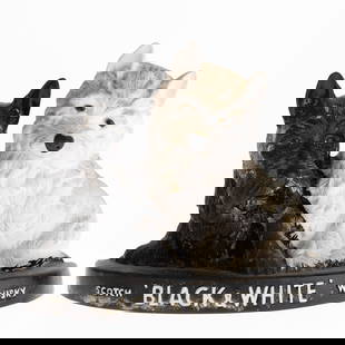 Vintage Scotch Black & White Whisky Breweriana Bar Advertising Scottish Terriers Model: It is the responsibility of the Buyer to carefully examine each lot and form their own judgment regarding its condition, description, provenance, and authenticity prior to making a purchase. We welcom
