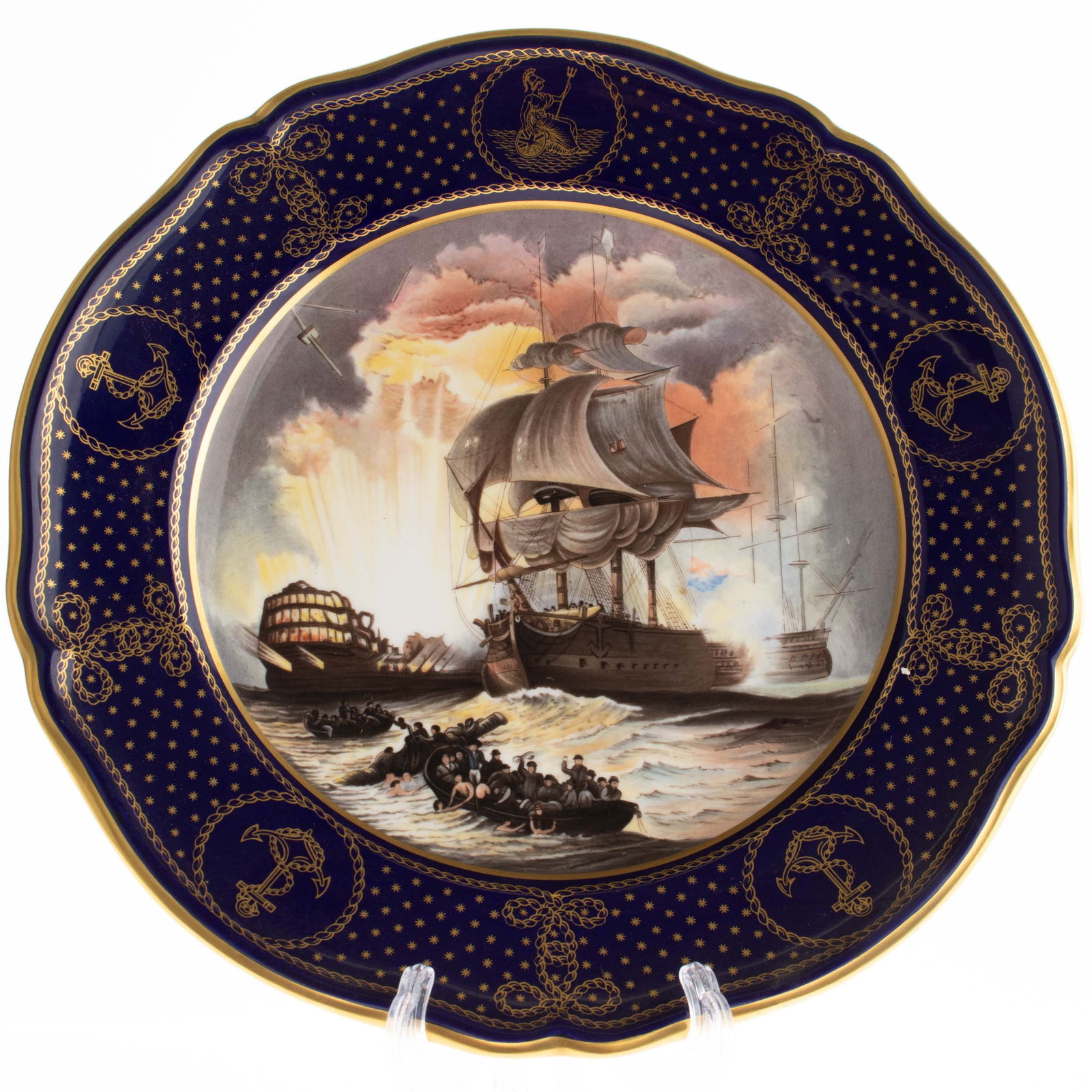 Spode Fine Porcelain Limited Edition Maritime Nautical Series Plate No. 2: It is the responsibility of the Buyer to carefully examine each lot and form their own judgment regarding its condition, description, provenance, and authenticity prior to making a purchase. We welcom