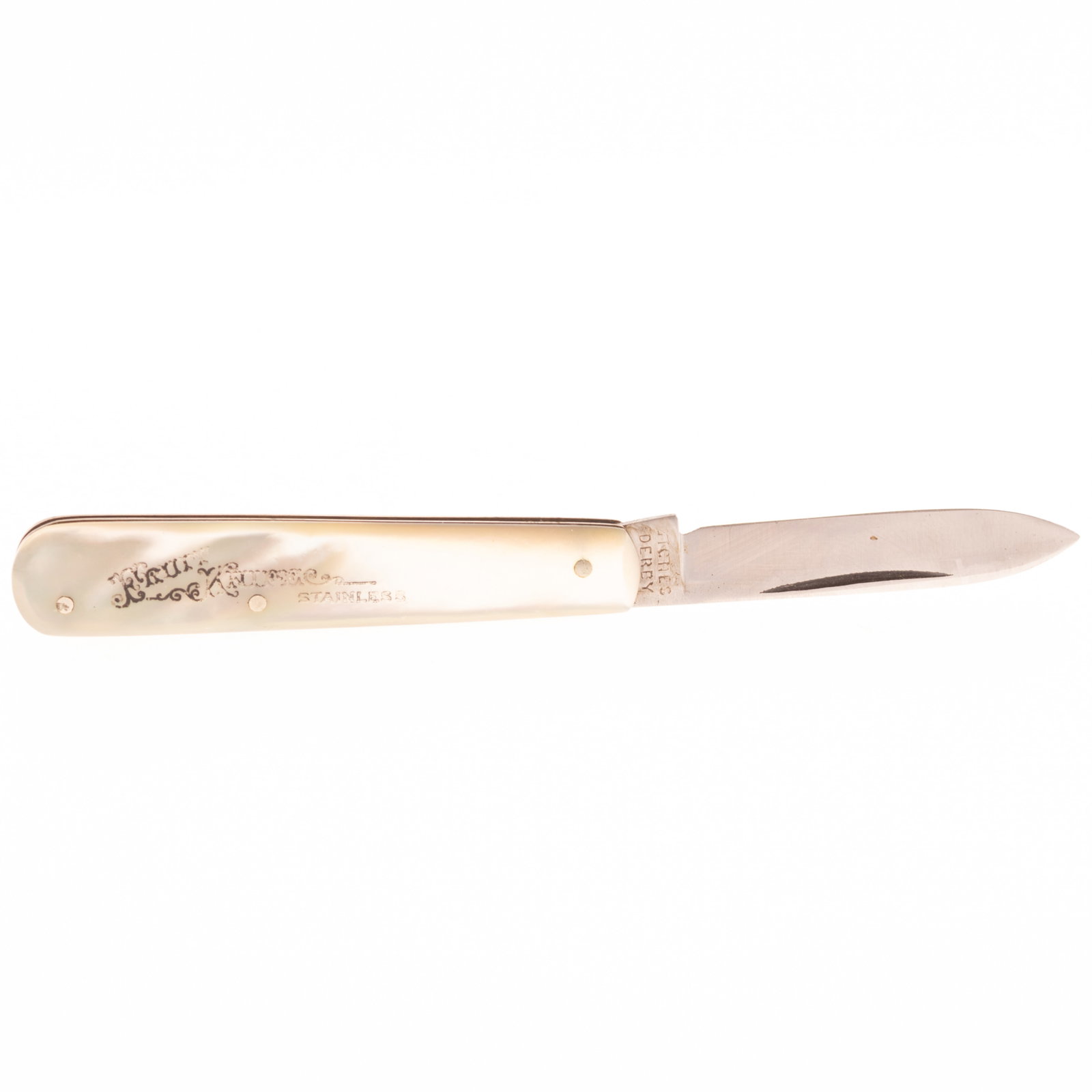 Vintage Mother Of Pearl Pocket Fruit Folding Pen Knife Single Blade: It is the responsibility of the Buyer to carefully examine each lot and form their own judgment regarding its condition, description, provenance, and authenticity prior to making a purchase. We welcom