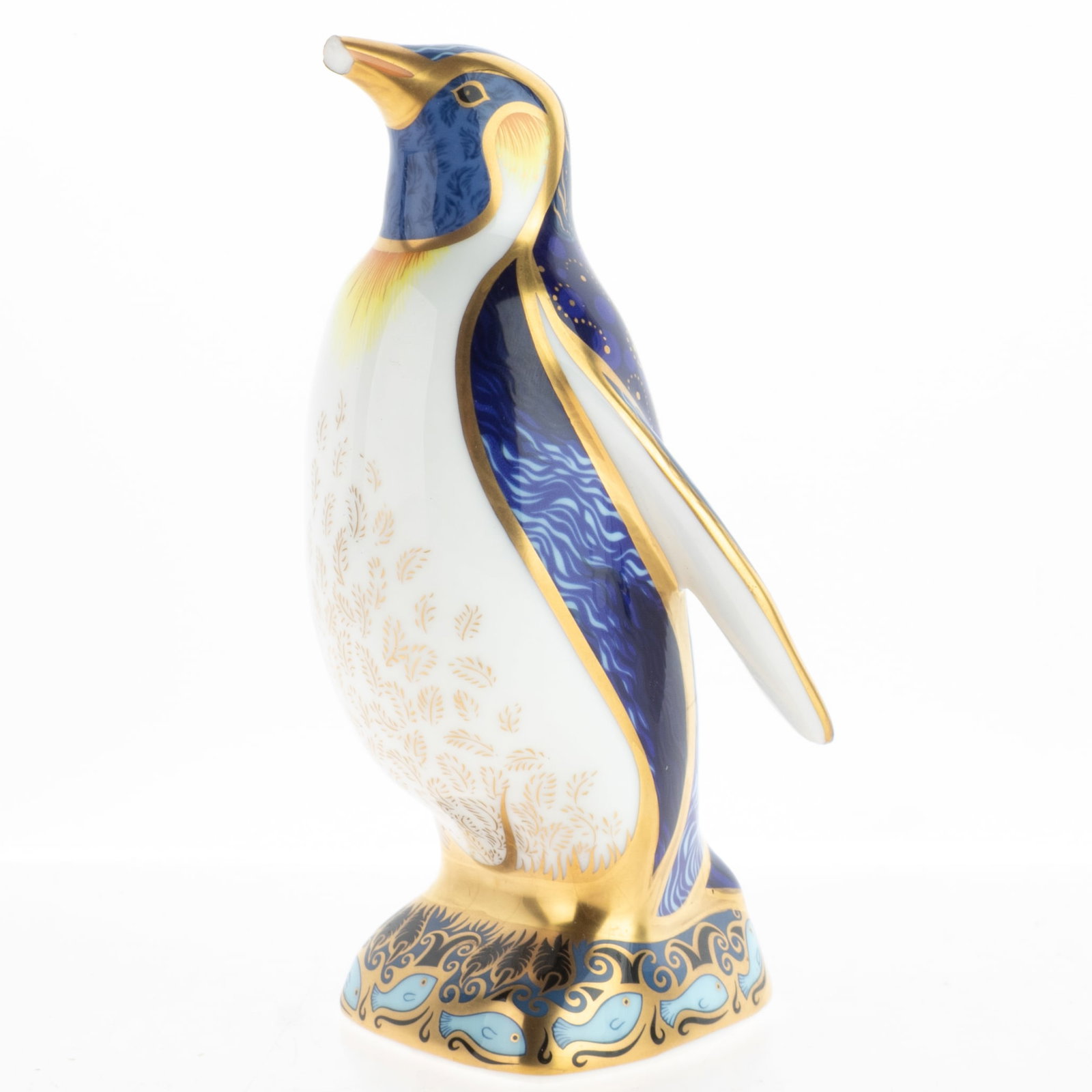 Royal Crown Derby Gilt Porcelain Penguin Paperweight Figurine: It is the responsibility of the Buyer to carefully examine each lot and form their own judgment regarding its condition, description, provenance, and authenticity prior to making a purchase. We welcom