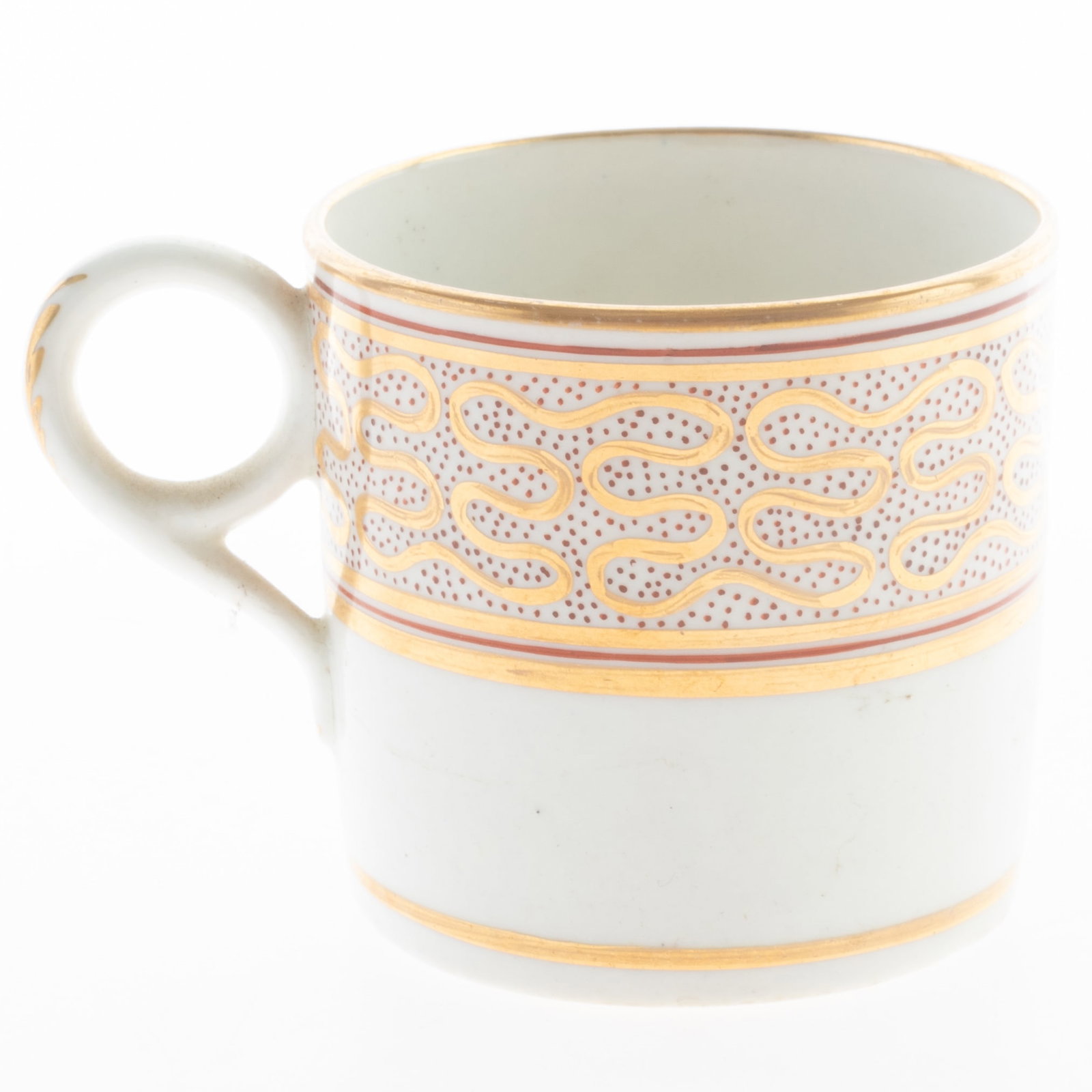 Antique Hand Painted New Hall Porcelain Coffee Can 18Th Century: It is the responsibility of the Buyer to carefully examine each lot and form their own judgment regarding its condition, description, provenance, and authenticity prior to making a purchase. We welcom