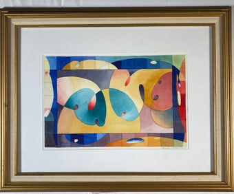 Hiroko Shikashio, Two Watercolors