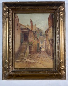 Providence School Artist H. Anthony Dyer, Cottage Doorway