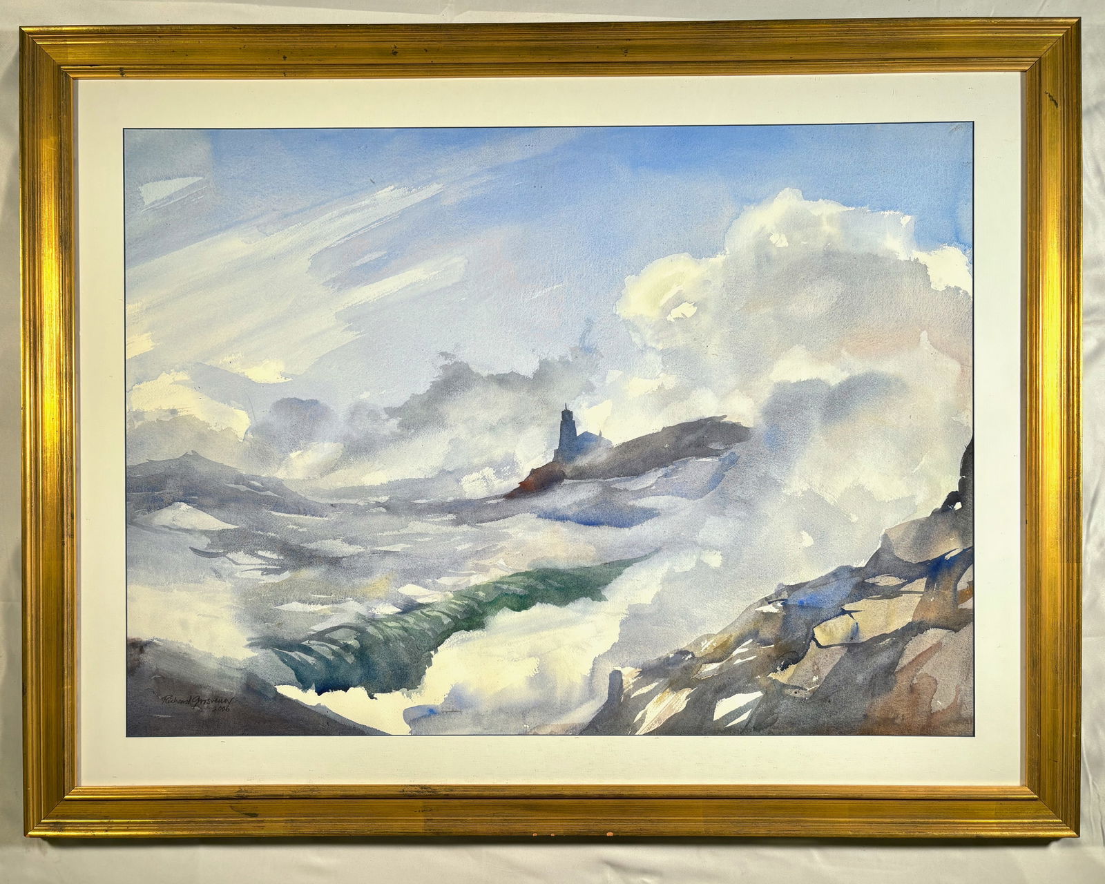 Two Works by Watercolorist Richard Grosvenor (1 of 7)