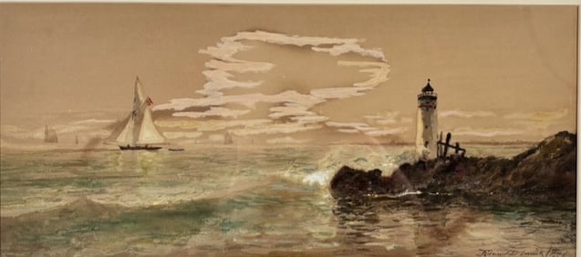 Edmund Darch Lewis, Lighting the Way, 1891
