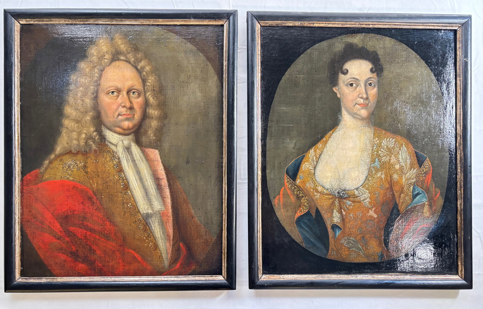 Pair of Continental 18th Century Portraits (1 of 4)