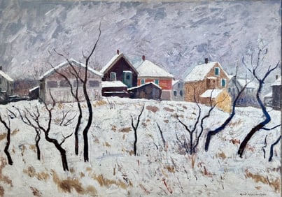 Stephen Macomber, Urban Snow Scene