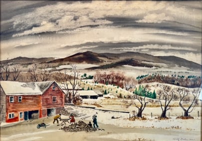 Adolf Dehn, Winter Scene