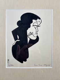 Isabella Mary Macnie (Mac), Three Caricatures of 1920s Irish & Scottish artists