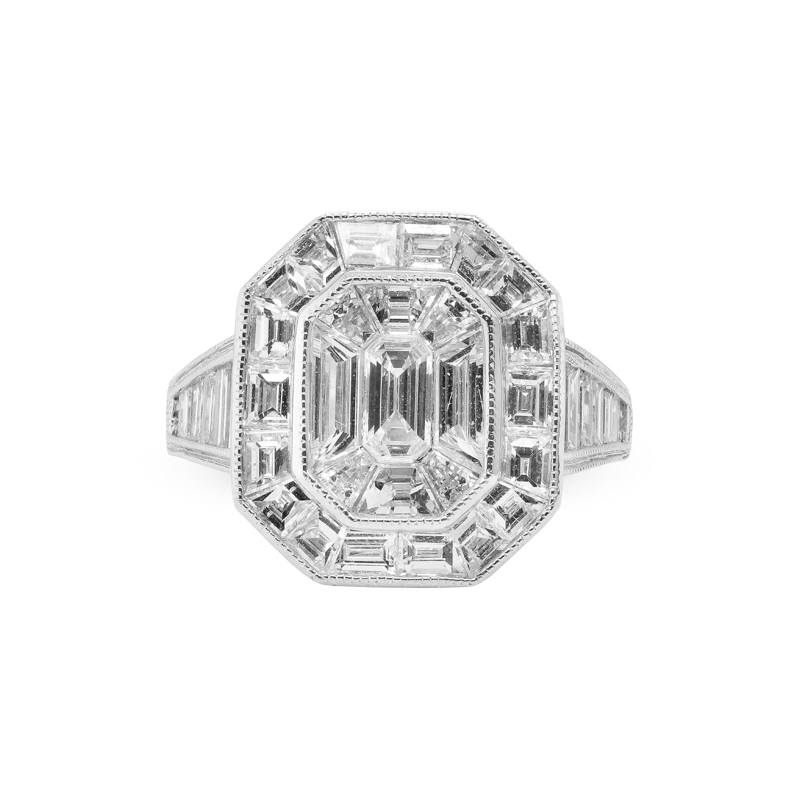 Radiance Eternal, Platinum Diamond Ring: Crafted from 9.6 grams of exquisite platinum (PT900), this stunning ring epitomizes timeless elegance and unwavering commitment. At its heart sparkles a 2.00-carat white diamond, representing