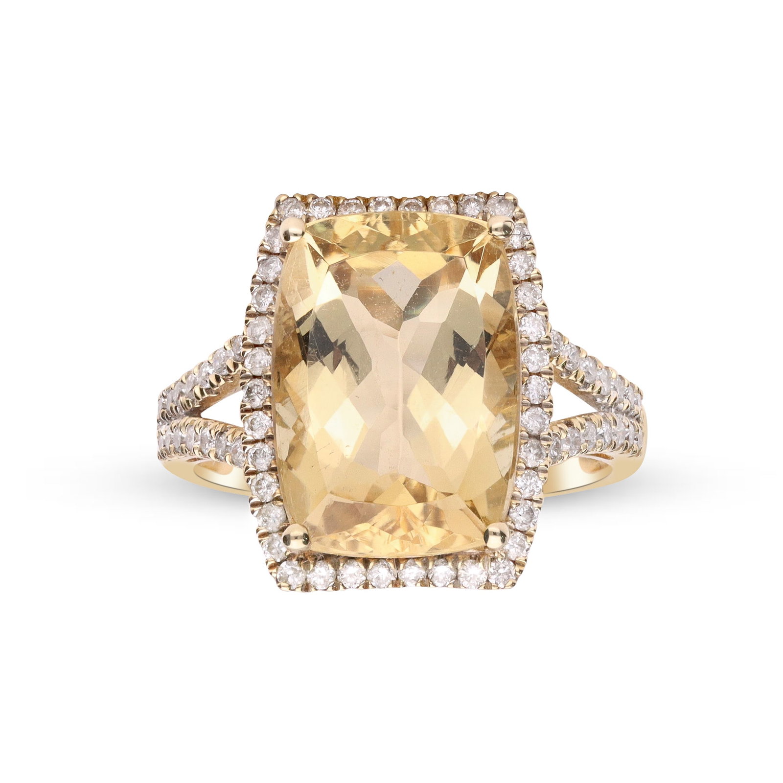 Sunlit Elegance: 14K Yellow Gold Yellow Beryl & Diamond Ring: Radiating warmth and refined brilliance, this 14K Yellow Gold Yellow Beryl Ring captures the golden glow of sunlight in a design that feels both modern and timeless. Crafted in luminous 14K yellow gol