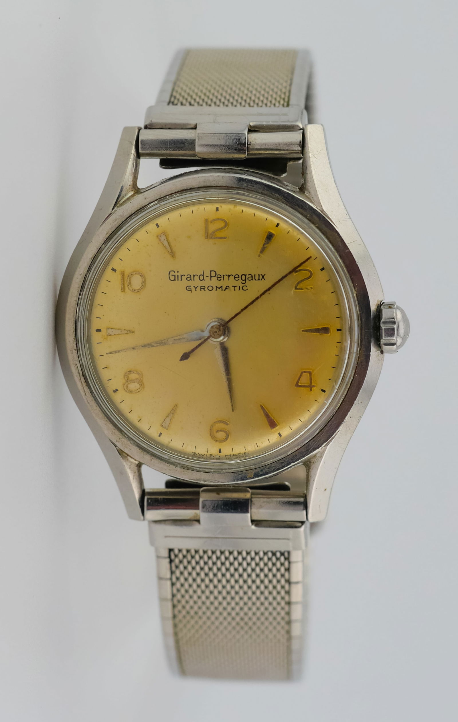 Rare Mid-Century Treasure!!! Girard-Perregaux 34mm Gyromatic Swiss Automatic Watch! (1 of 5)