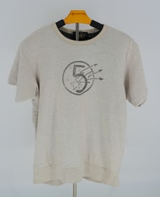 RRL Ralph Lauren Vintage-Inspired Lined Graphic Sweatshirt - Size M - Retro 5-Star Logo!