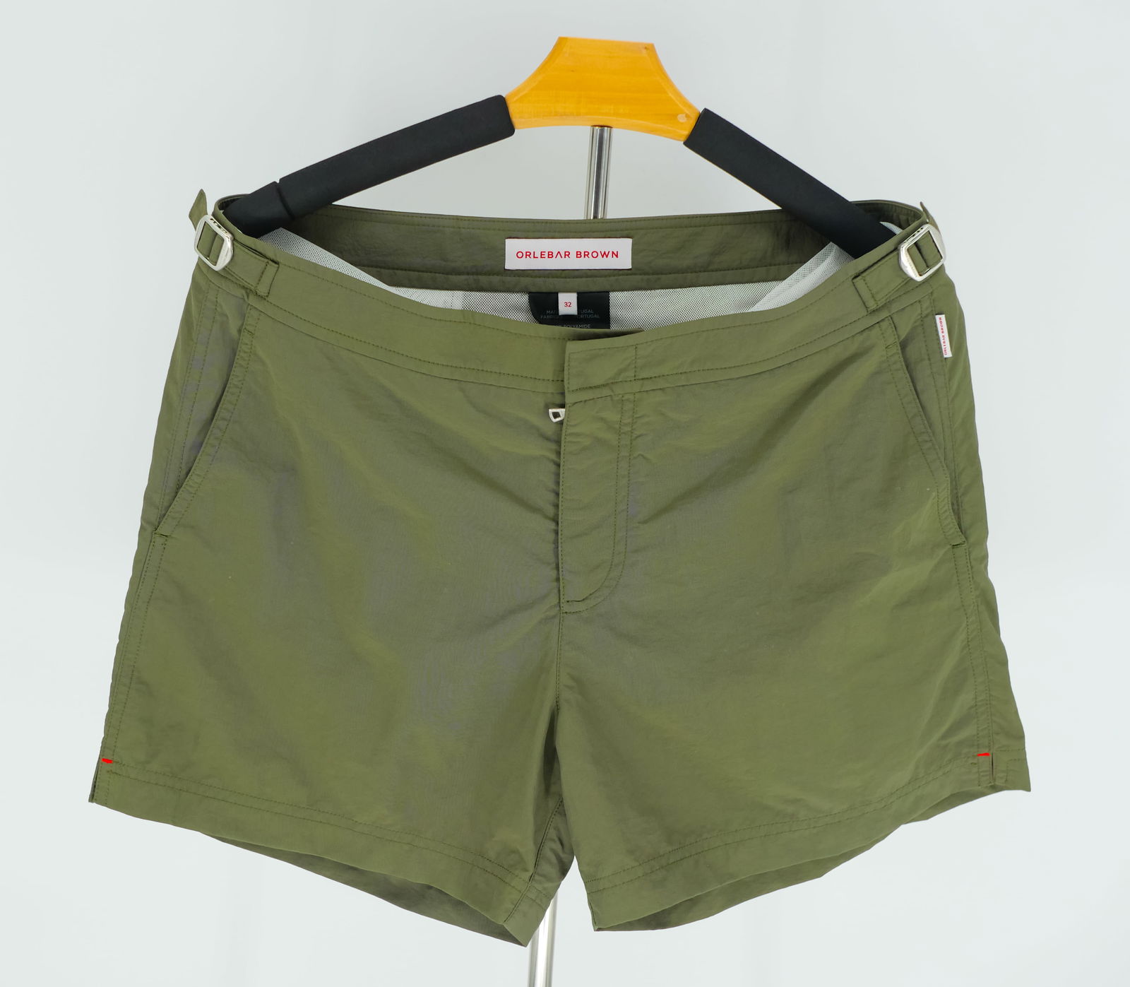 Orlebar Brown Bulldog Olive Green Tailored Swim Shorts - Size 32 - Iconic Fit! (1 of 3)