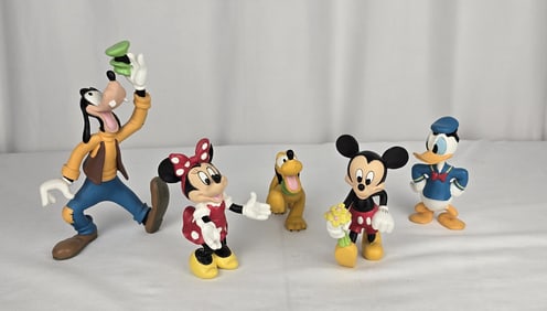 A Vintage Fab Five Set of (5) PVC Figures.
