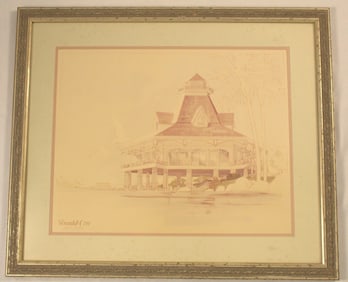 A Grand Floridian Framed Print