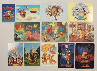 A Collection of (12) Walt Disney World and Animation Post Cards.