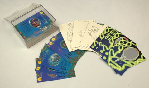 A 1992 Beauty and The Beast Complete Trading Card Set.
