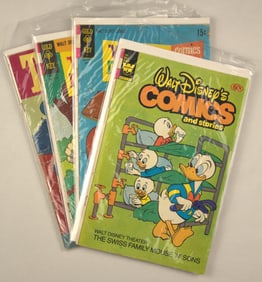 A Selection of 4 Vintage Comics.