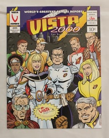 A Vista Credit Union 2000 Annual Report Comic Book.