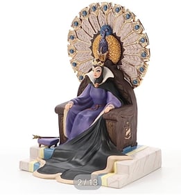 A WDCC Evil Queen "Enthroned Evil" Figurine.