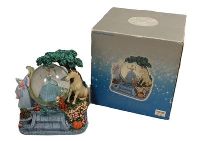 A Cinderella Snow Globe.