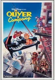 A Pair of Oliver and Company Movie Posters.